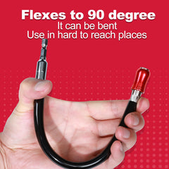 Flexible Drill Bit Extension & Screwdriver Bit Holders – Magnetic Hex Shank
