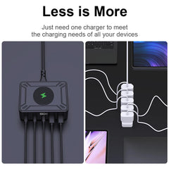 Digital Display USB C Fast Charging Station with PD 100W by Snagg A Charging Station