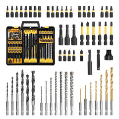 105 Pcs Professional Master Drill & Driver Set | HSS, S2 Steel & Masonry Multi-Material Kit