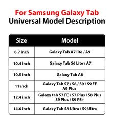 Tempered Glass Screen Protector For Samsung Galaxy Tab S9 / A Series by Snagg A Screen Protector