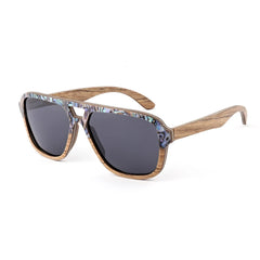 Shell Wooden Sunglasses