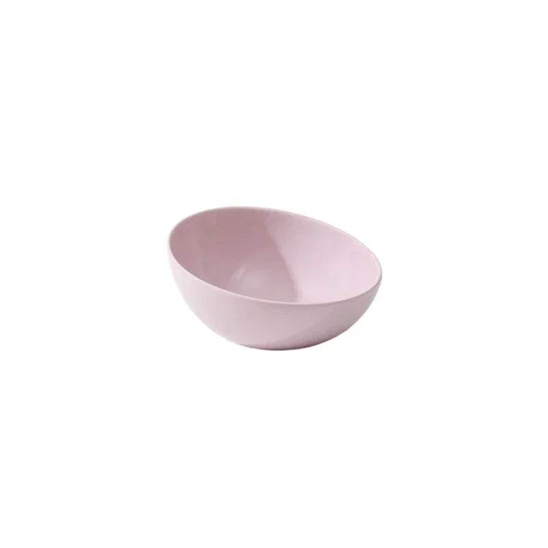 Cat Tilted Ceramic Bowl with Wooden Stand - SnaggIt