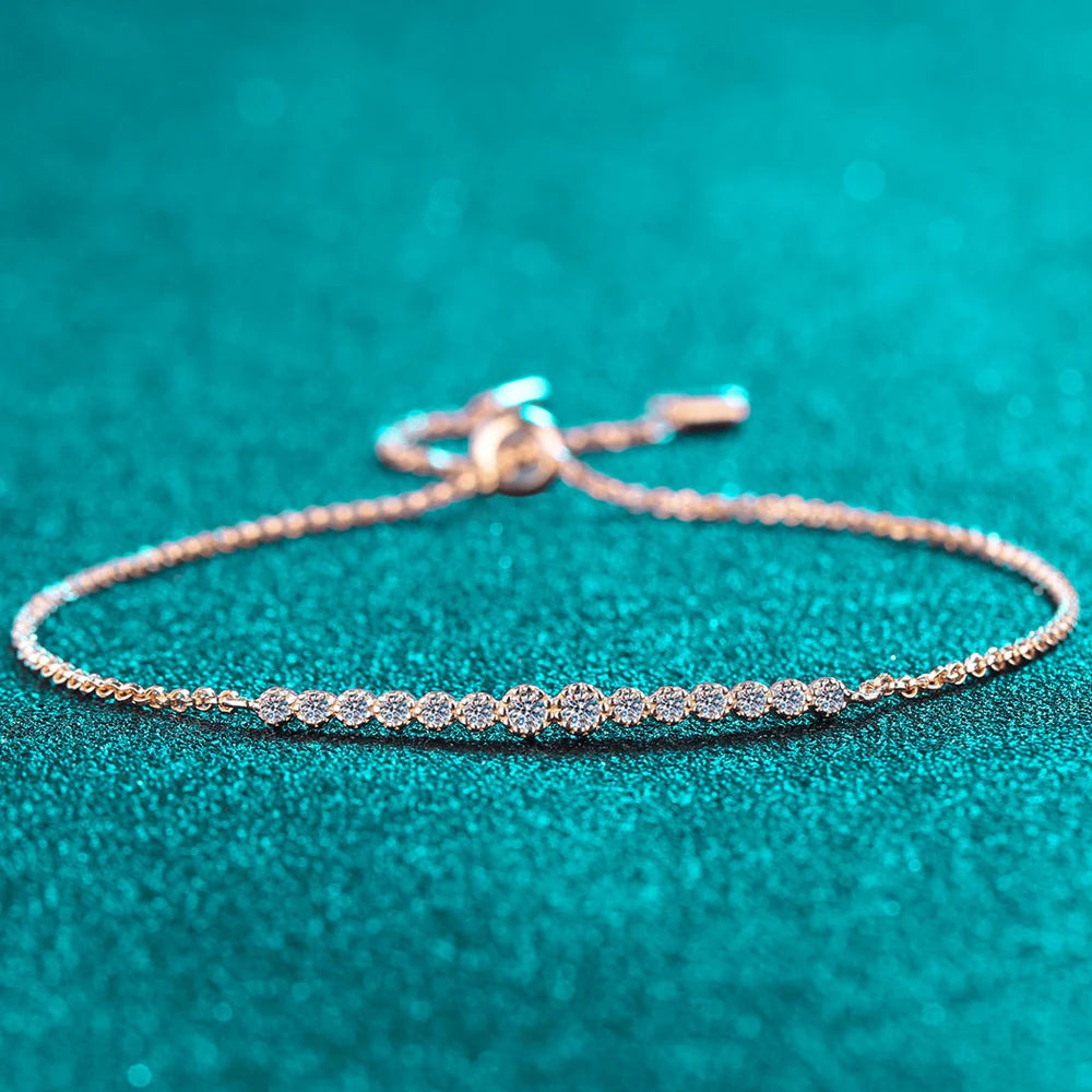 D VVS1 Moissanite Tennis Bracelet
