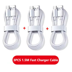 3-Pack 100W USB-C Fast Charging Cables by Snagg A Charging Cable
