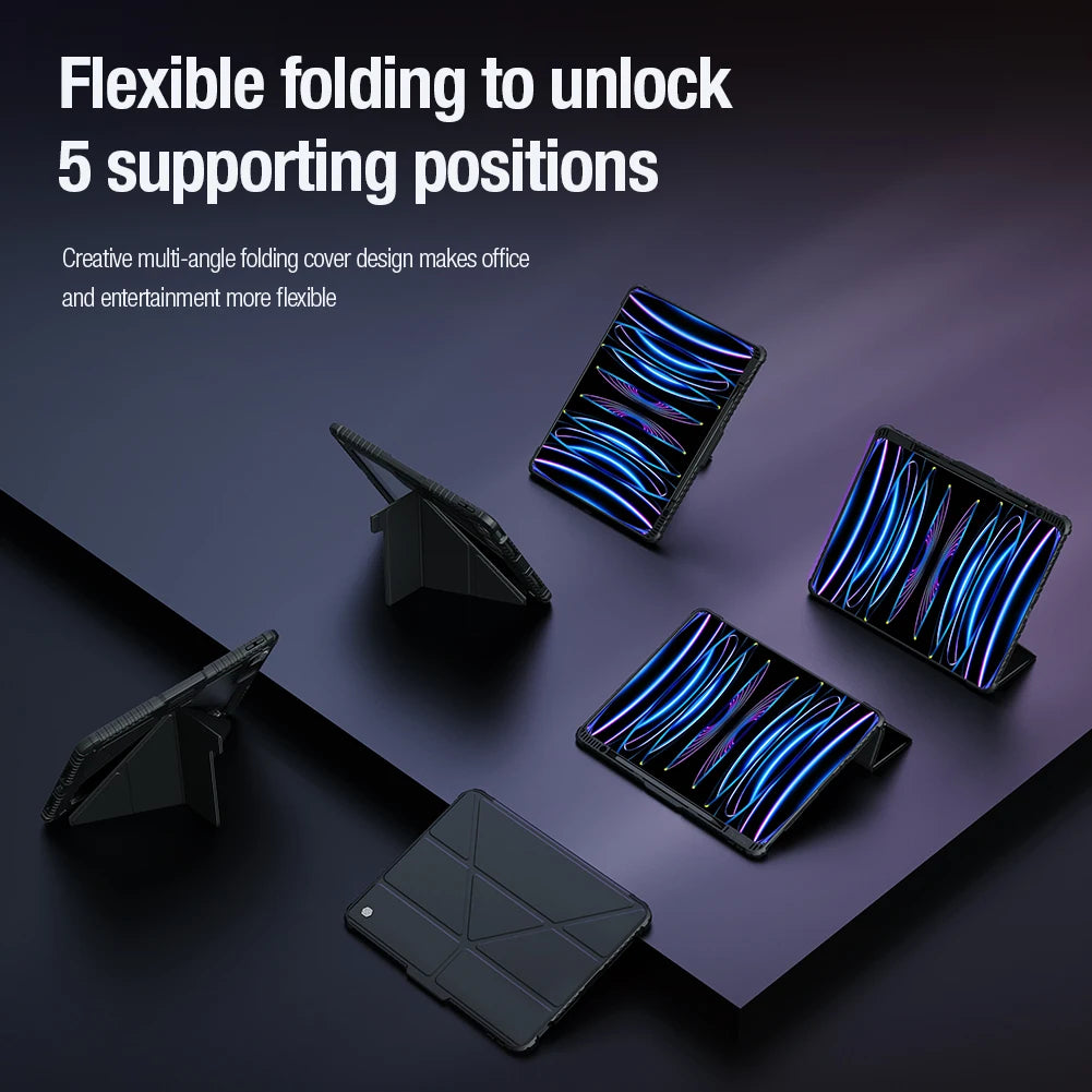 2025 Multi-angle Folding Lens Protection for iPad Pro 11/12.9/13 Series by Snagg An iPad Case