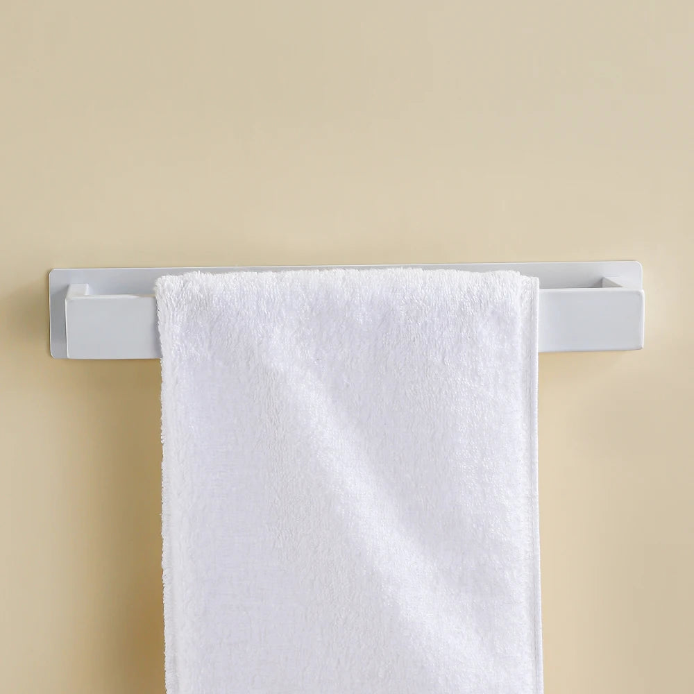 Self-Adhesive Stainless Steel Towel Rack by Snagg A Rack