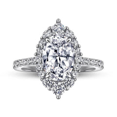 2.5ct Oval Moissanite Ring - SnaggIt