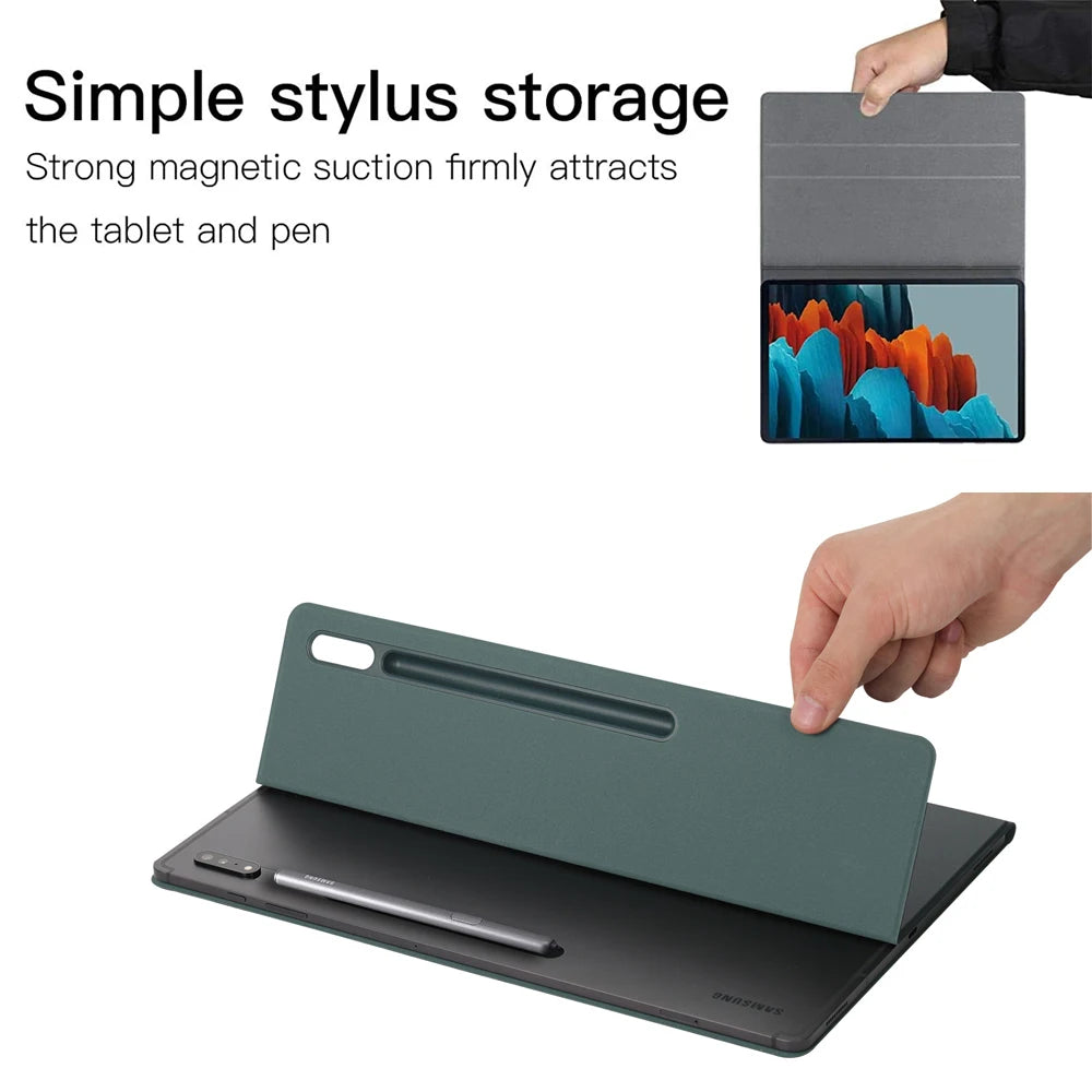 Magnetic Case For Samsung Galaxy Tab S9/10/11 With Pencil Holder by Snagg A Tab Case