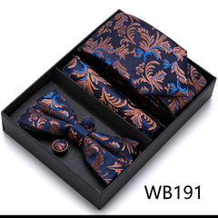 Men’s Luxury Tie & Bow Set - WB191 - Others In Fashion