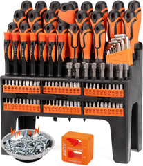 124-Piece Magnetic Screwdriver & Tool Set