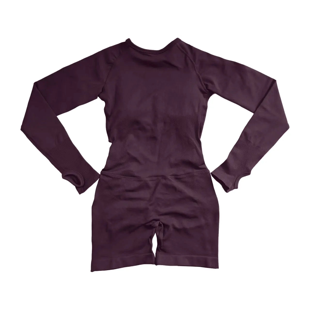 Women's Long Sleeve Backless Yoga Jumpsuit | Seamless One-Piece High-Impact Gym Fitness Playsuit