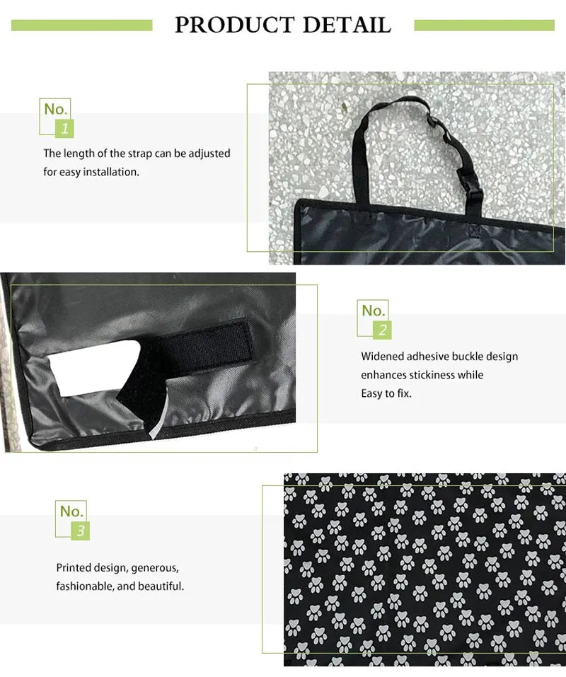 Waterproof Dog Car Seat Cover