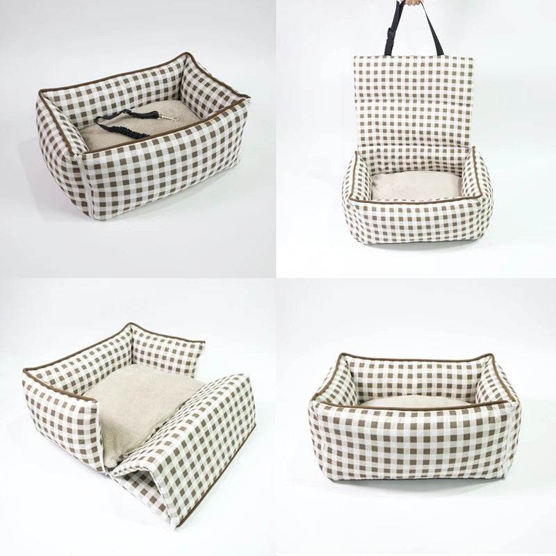 Detachable Dog Car Seat & Foldable Travel Bed - SnaggIt