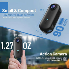 4K UHD Mini Action Camera by Snagg A Portable Camera