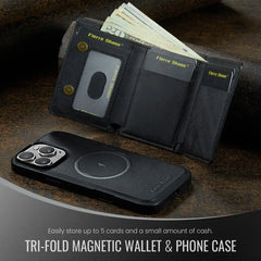 MagSafe Compatible Detachable Leather Wallet Case For iPhone Series by Snagg A MagSafe Wallet