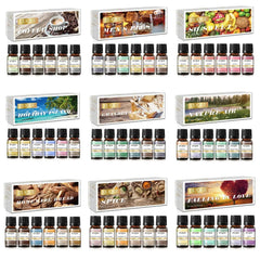 6 Piece Fragrance Oil Collection – Premium 10ml Aroma Diffusion Set for Home & Crafting