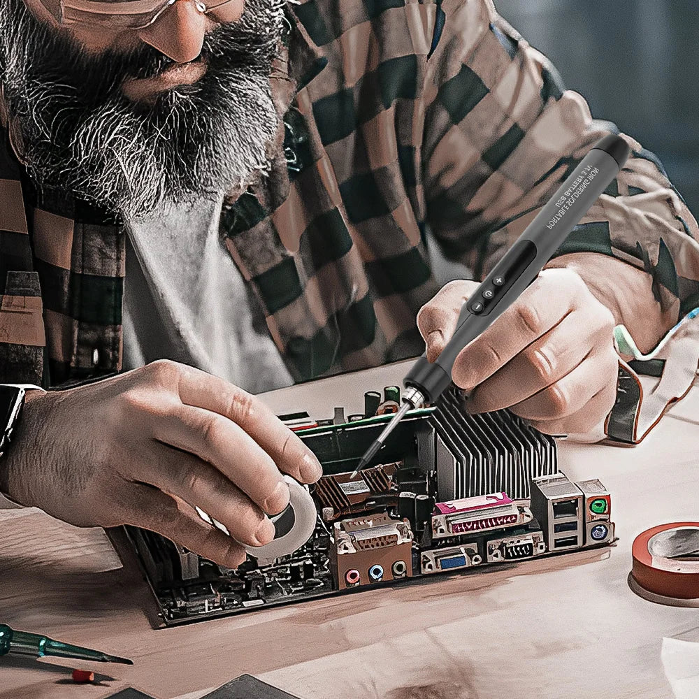 Mini USB-C Digital Soldering Iron Set
