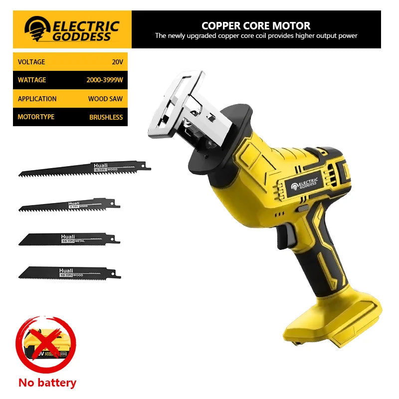 20V Cordless Reciprocating Saw