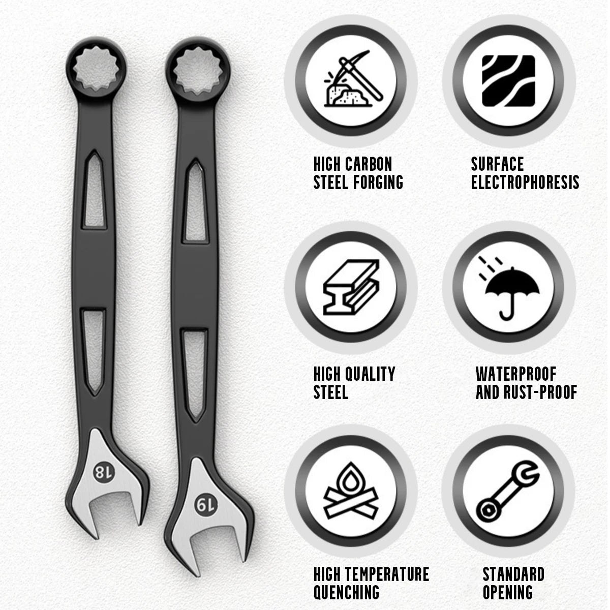 Wrench Set (6mm–32mm) by Snagg A Wrench Set