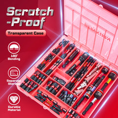 99PCS Impact Screwdriver Bits Set – 1” & 2” Magnetic Driver Bits with Drywall Screw Setter