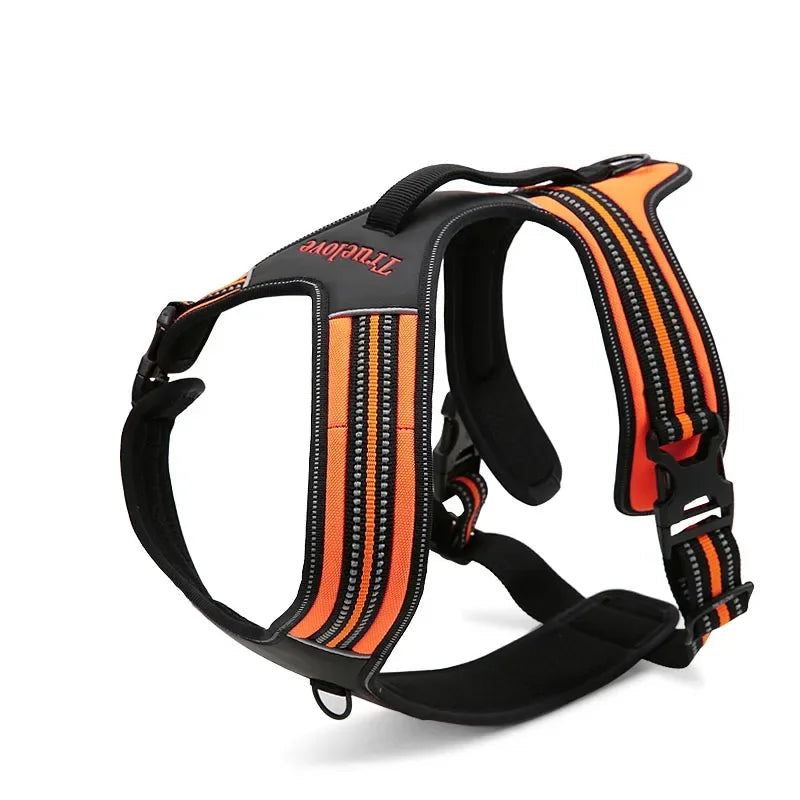 Reflective No-Pull Dog Harness with Handle by Snagg A Harness