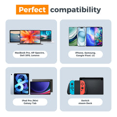 65W GaN Universal Travel Adapter with USB Type C by Snagg A Travel Adapter