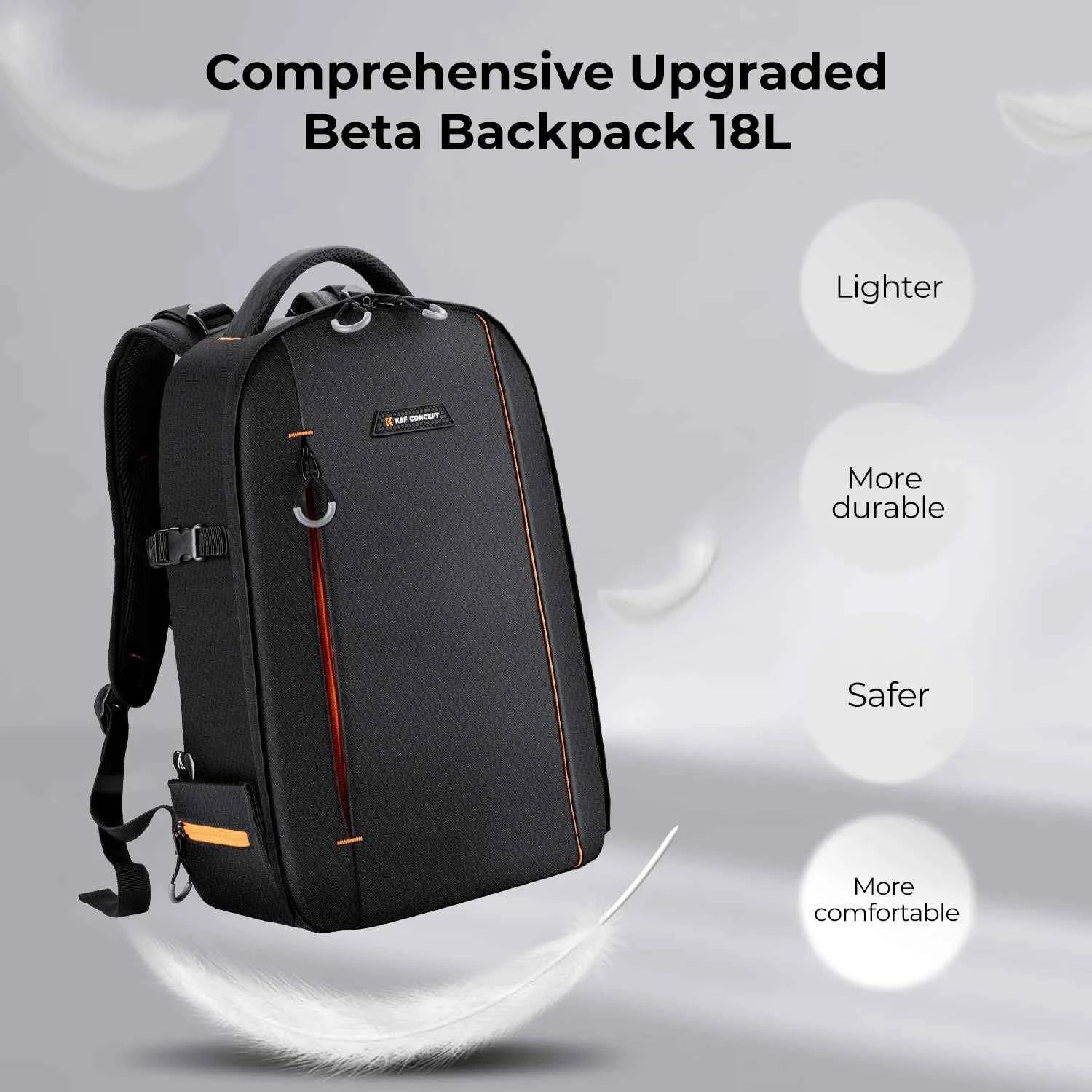 18L/10L Lightweight Waterproof Camera Backpack – DSLR & Laptop Travel Bag