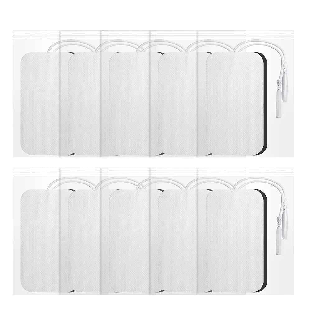 Reusable TENS/EMS Electrode Pads – Self-Adhesive Gel Therapy Patches (20–100 Pack)