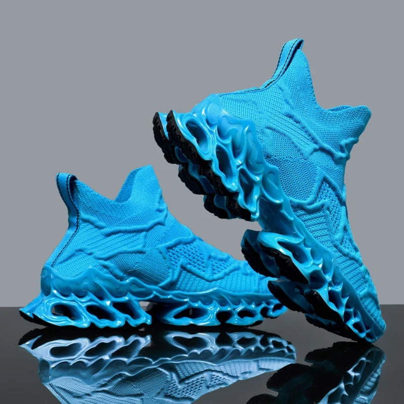 Men’s Air Mesh Sneakers – Casual Trainers with Anti-Odor Comfort by Snagg A Shoes