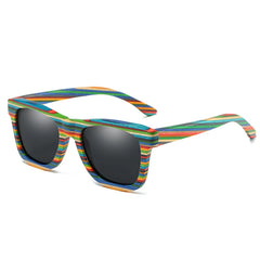 Natural Bamboo & Wooden Pilot Sunglasses