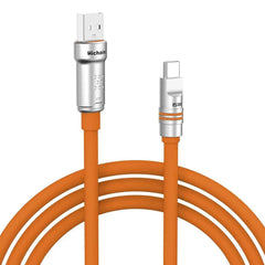 USB-A to USB-C Fast Charging Cable 15W 3A | Liquid Silicone Soft Cable 1.2M/2M for Samsung Xiaomi Huawei