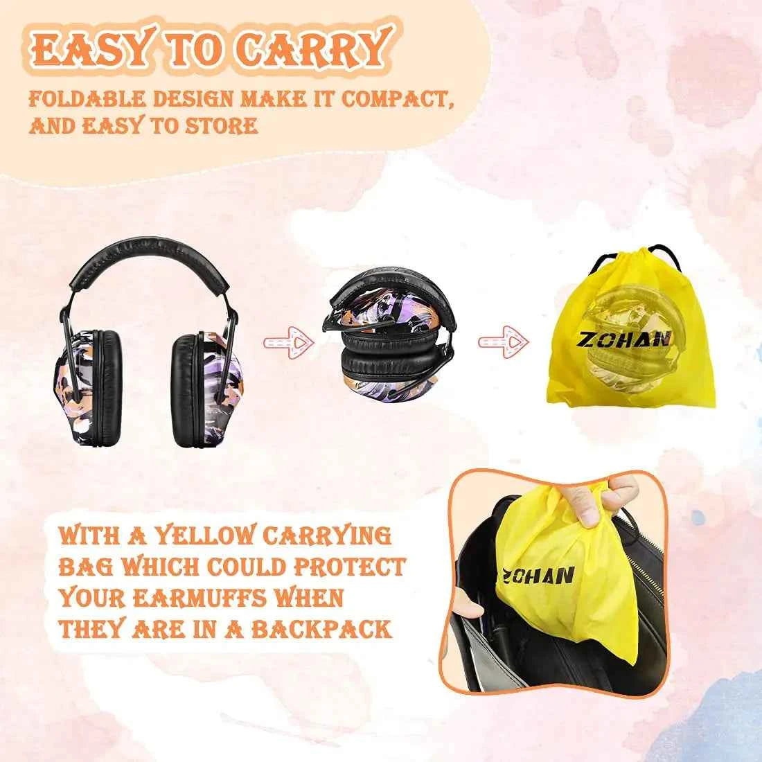Kids printed earmuffs – image 5