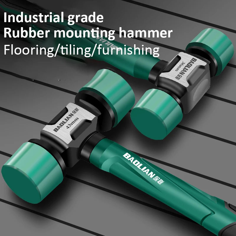 Multifunction Double Headed Rubber Installation Hammer by Snagg A Hammer