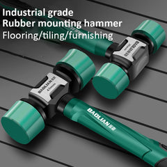 Multifunction Double Headed Rubber Installation Hammer by Snagg A Hammer