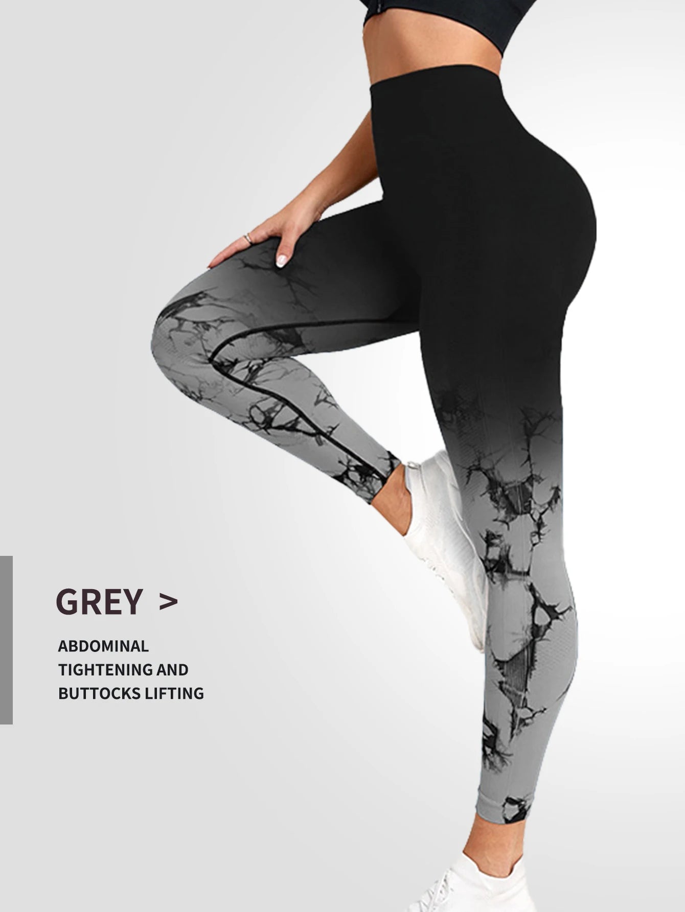 Tie-Dye Seamless Yoga Pants by Snagg A Pant