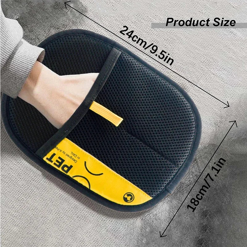 Pet Hair Remover Gloves Electrostatic by Snagg A Grooming Tool