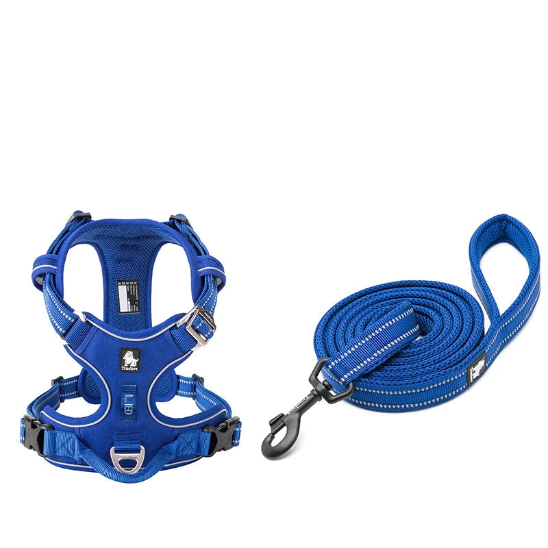 No-Pull Reflective Dog Harness & Leash Set by Snagg A Harness