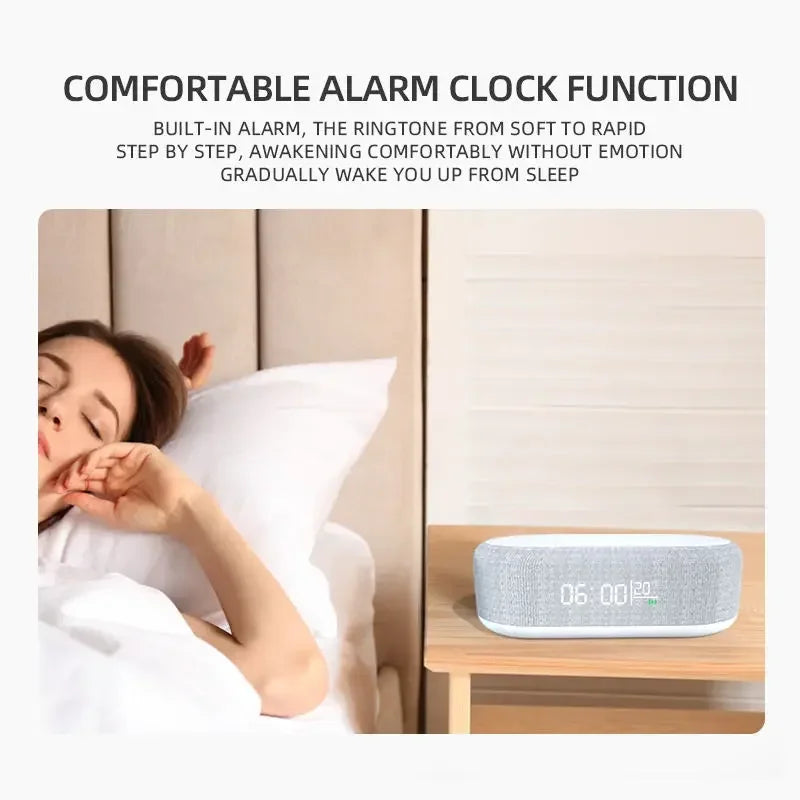 30W Wireless Chargers With Clock & Lamp Night Light by Snagg A Charging Station