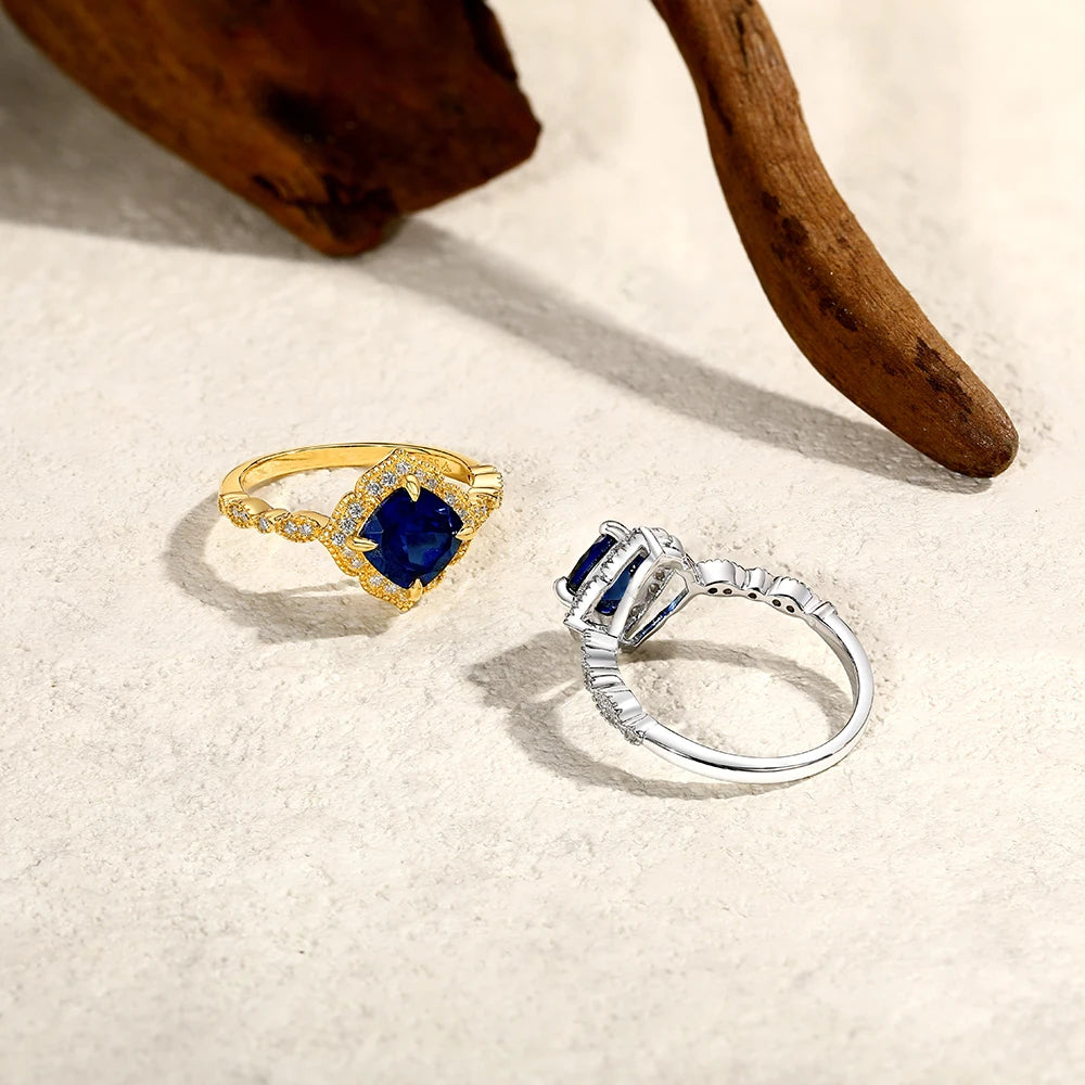 Classical Blue Sapphire Ring