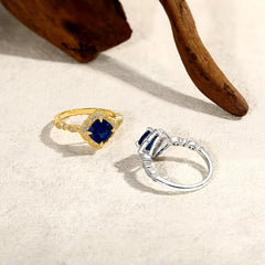 Classical Blue Sapphire Ring