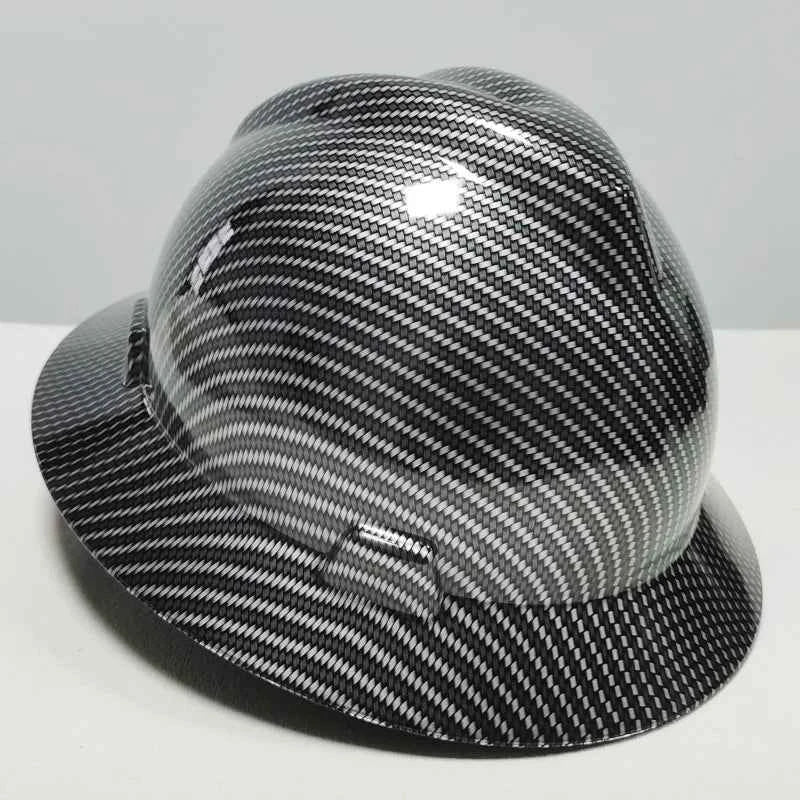 Wide brim construction safety helmet – image 2