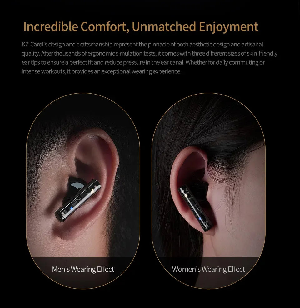 Bluetooth 5.3 TWS Earbuds – HiFi In-Ear Earphones with 6-Mic Active Noise Cancelling by Snagg An EarBud