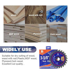 Carbide Tipped Mini Saw Blades | 75mm & 85mm Precision Cutting Discs