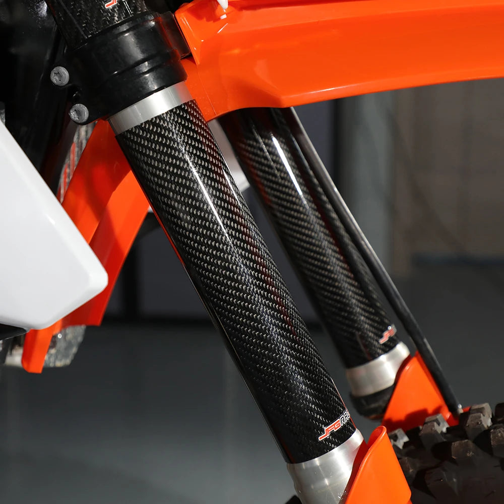 Carbon Fiber Wrap Cover Motorcycle Front Fork Guard by Snagg A Wrap Cover