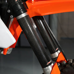 Carbon Fiber Wrap Cover Motorcycle Front Fork Guard by Snagg A Wrap Cover