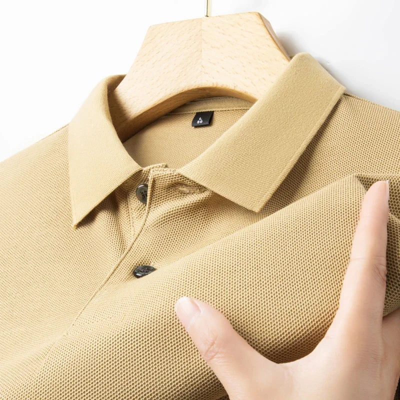Premium 100% Cotton Polo Shirt | Silk-Like Finish Smart Casual Essential