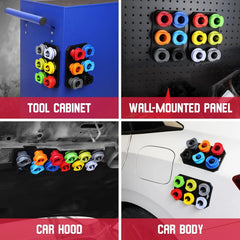 18 Pcs Engine Oil Funnel Kit – Automotive Oil Change Set with Magnetic Storage