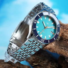 Automatic Mechanical Diver Watch – NH35 Ceramic Bezel | Sapphire AR Glass | 200M Waterproof - Men’s Watches
