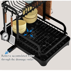 2-Tier Dish & Bowl Drainer Rack by Snagg A Rack