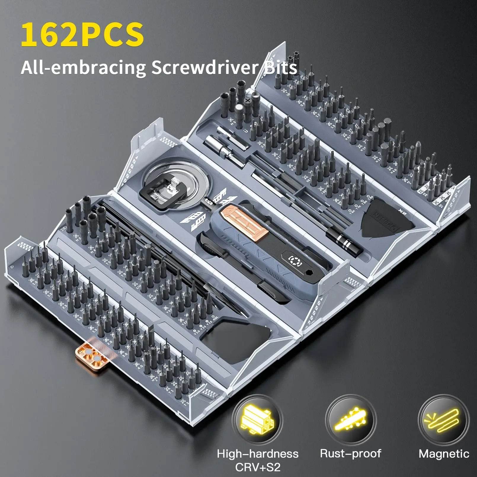 180-in-1 Magnetic Precision Screwdriver Set - SnaggIt
